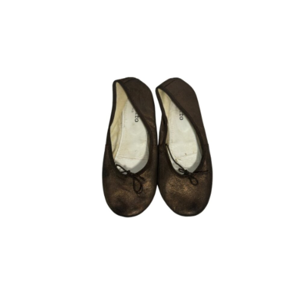 *USED Bronze IEPETTO Ballet Flats Size 41 (BB1039)